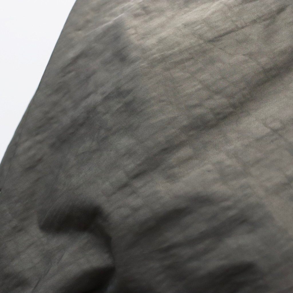 TEXTURED TWILL LAYERED SLINGER BAG #CHARCOAL [FTT36262B0009]