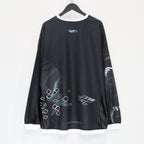 SauRas Being | L/S SOCCER JERSEY #Black [SS25-SRB03]