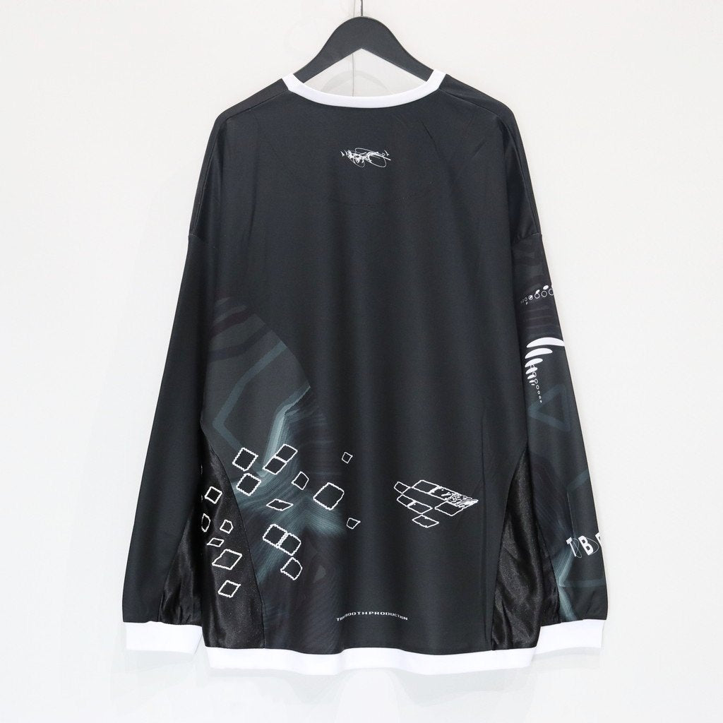 SauRas Being | L/S SOCCER JERSEY #Black [SS25-SRB03]