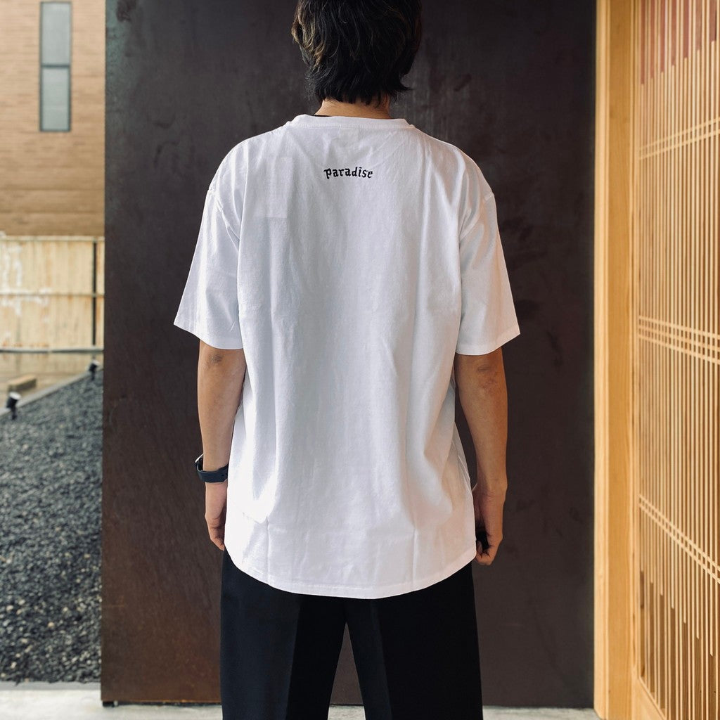 WASHED HEAVY WEIGHT CREW NECK T-SHIRT ( TYPE-10 ) #WHITE [26SS-WMT