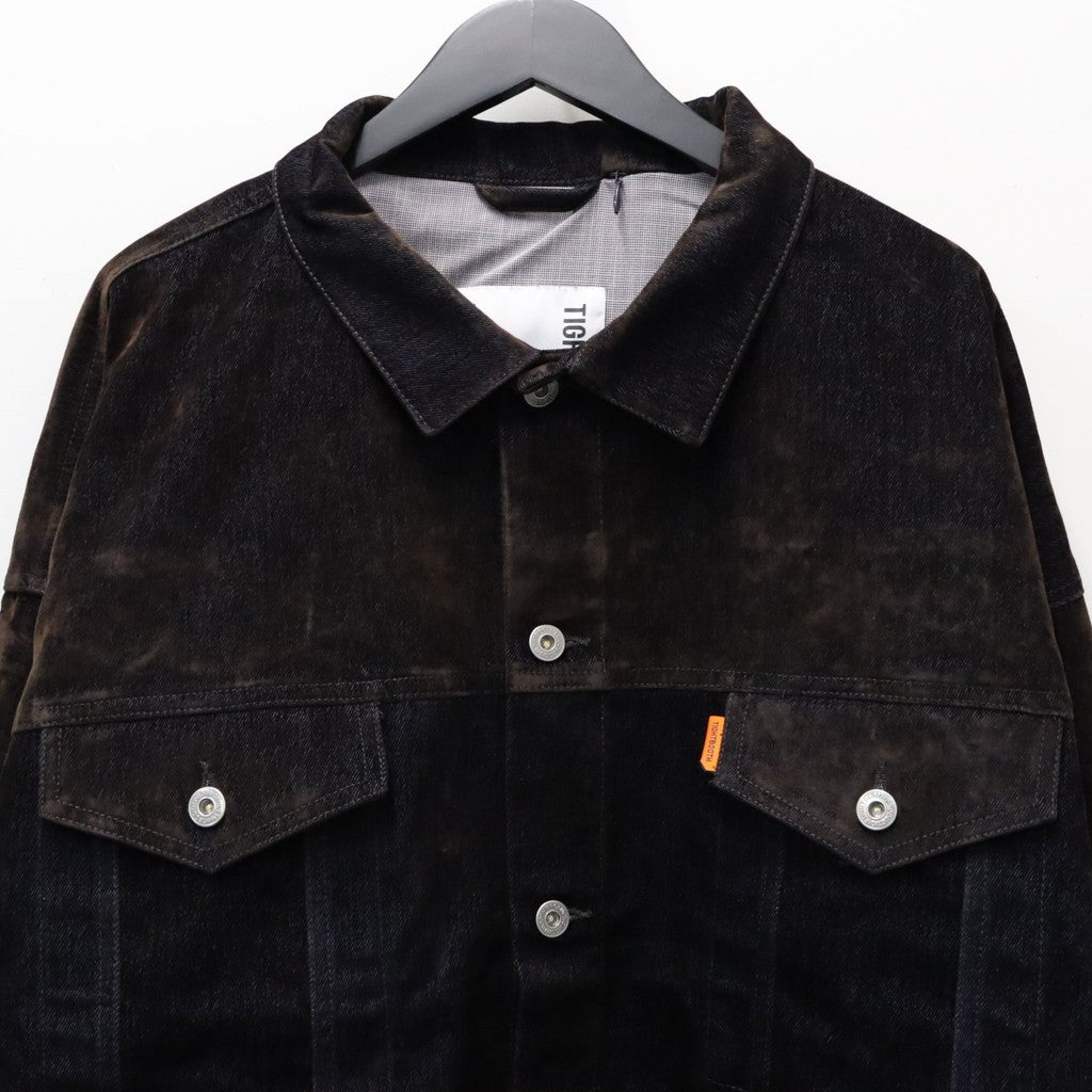FLOCKY DENIM JAKCET #Navy [FW26-JK11]
