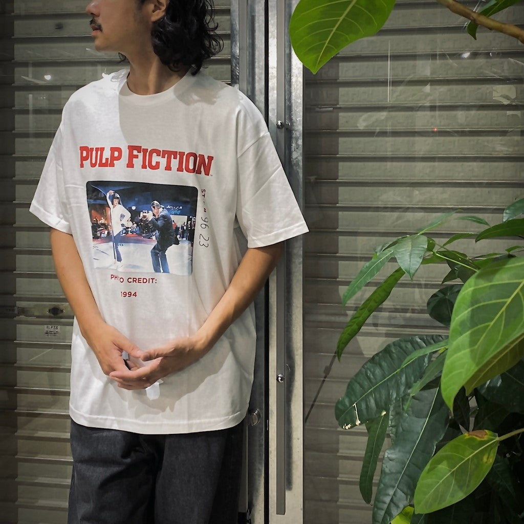 PULP FICTION | CREW NECK T-SHIRT ( TYPE-4 ) #WHITE [PF-WM-TEE06]