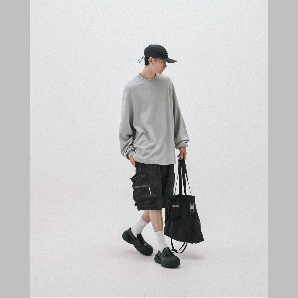 「X_Model-03」 Just A Normal L/S Tee #ASH GRAY [GOOPI-24AW-NOV-01]