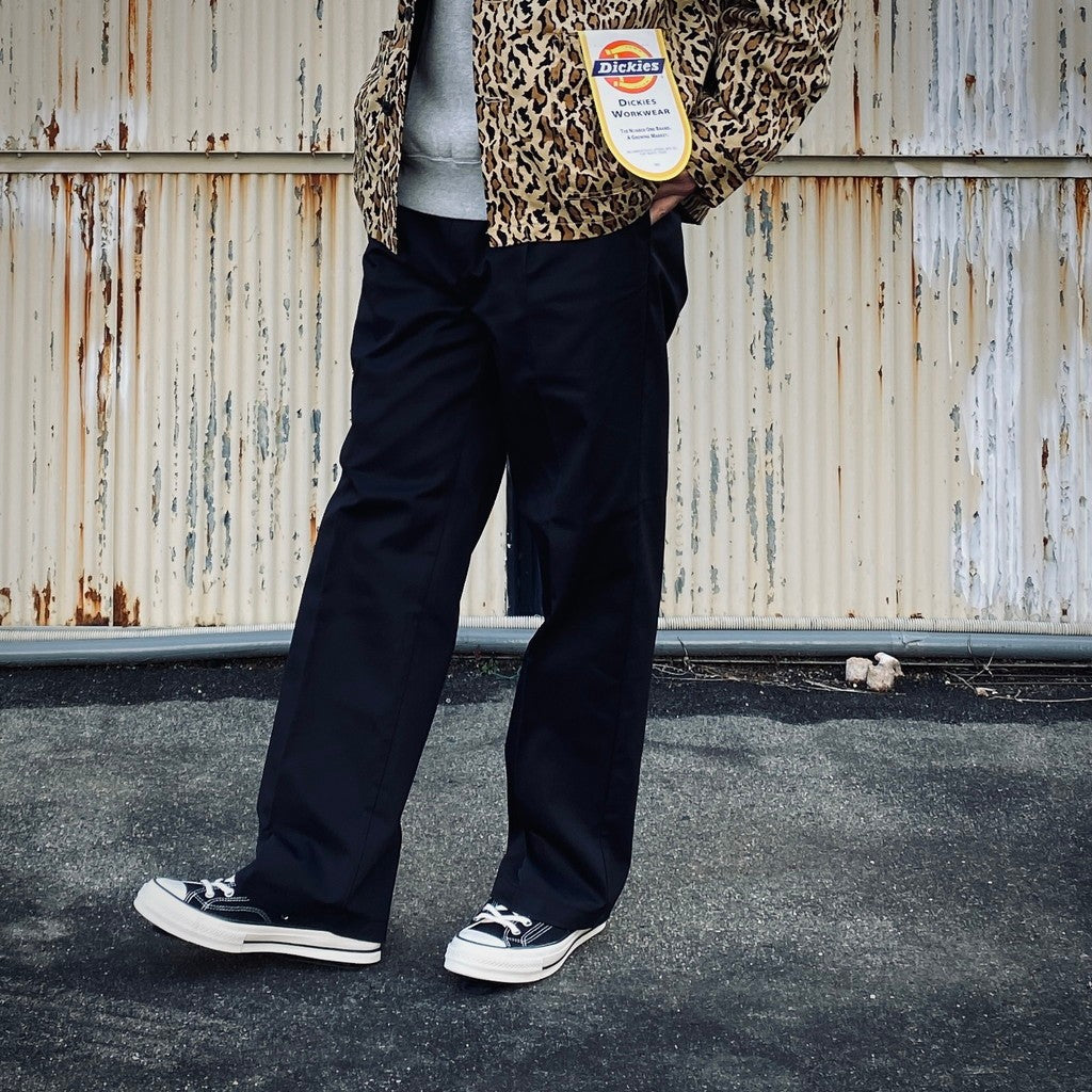 DICKIES | PLEATED TROUSERS #BLACK [26SS-WMP-DC01] - cocorozashi