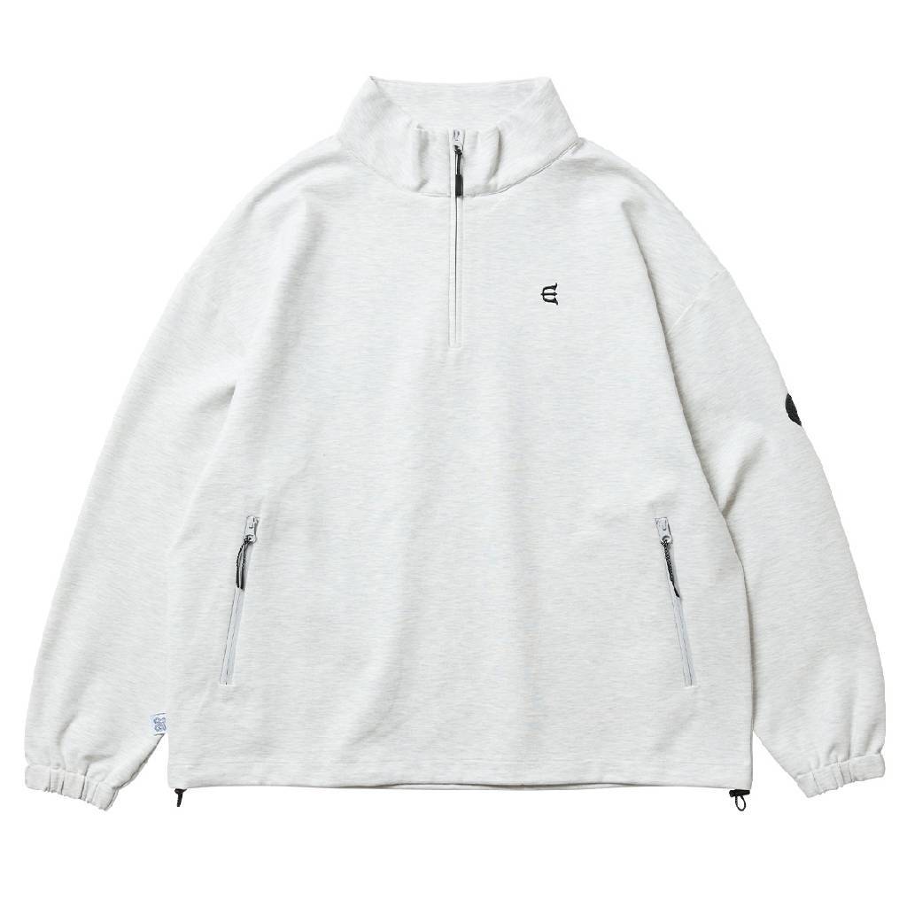 PUNCH HALF ZIP SWEAT #Grey [26SS-SW05]