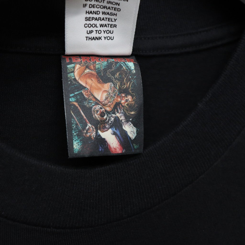 TERRIFIER | 水洗重磅圓領長袖T卹 #黑色 [TERRIFIER-WM-LT01]