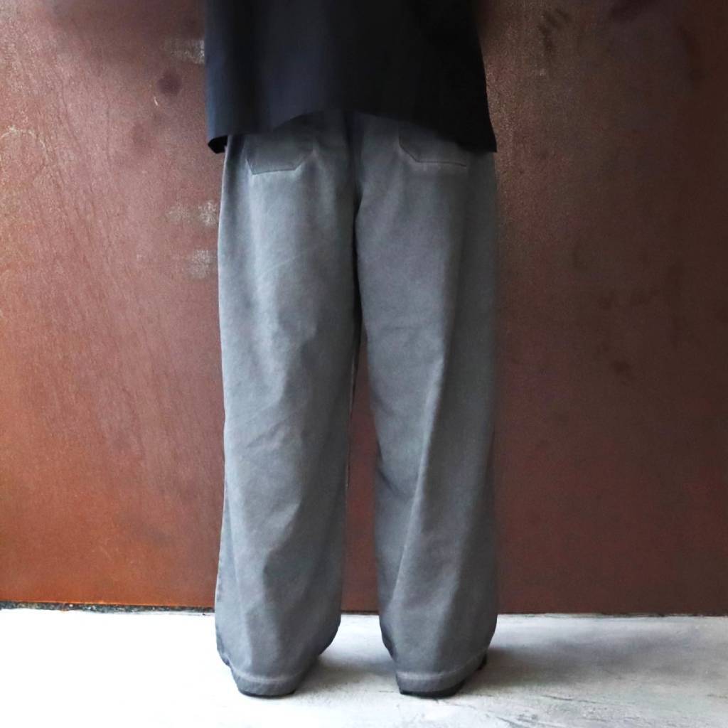 GARMENT DYE WORK TROUSER #CHARCOAL [FST03262U0001]
