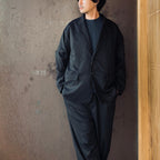 TECH LOOSE 2B JACKET FLANNEL #CHARCOAL [BJ-32026W]