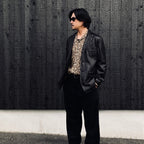 LEATHER JACKET ( TYPE-2 ) #BLACK [26FW-WMO-JK02]