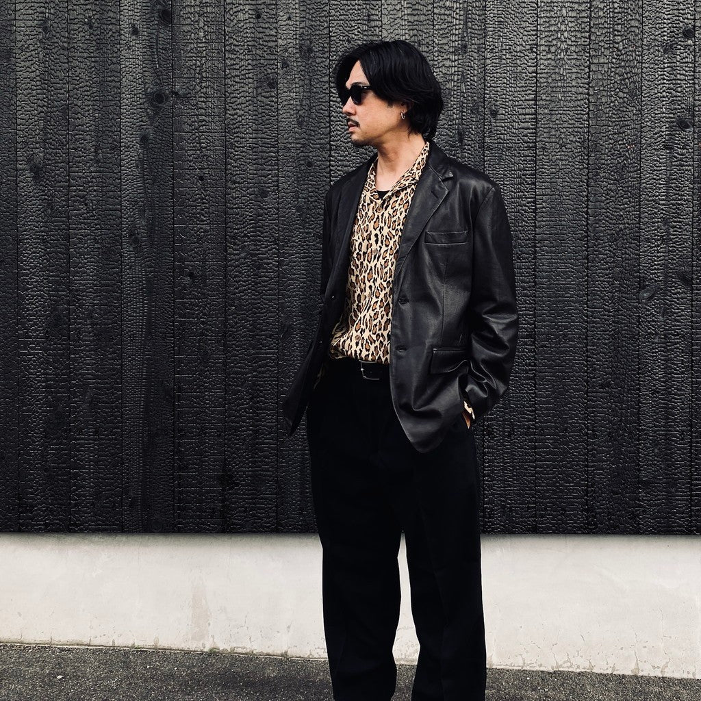 LEATHER JACKET ( TYPE-2 ) #BLACK [26FW-WMO-JK02]