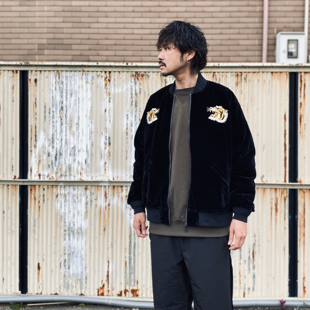 REVERSIBLE 「SKAJAN」 DOWN JACKET #BK×BK [TAION-JK04JS]