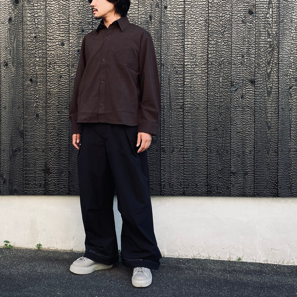 EVD Basic Pocket L/S Shirt #Brown [GOOPI-26AW-SEP-01]