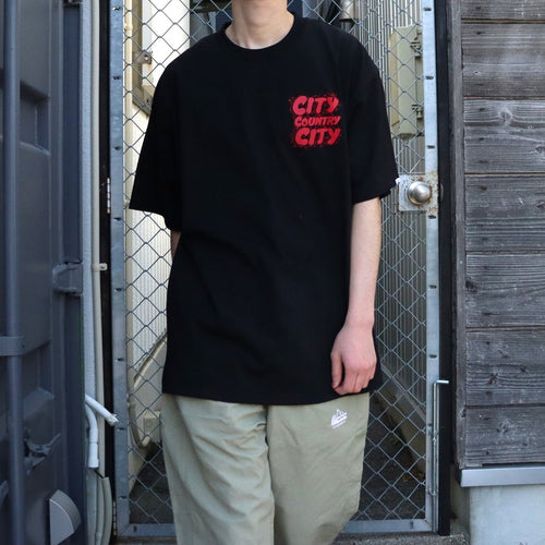 COTTON T-SHIRT_CCC DUB #BLACK [CCC-261T004]