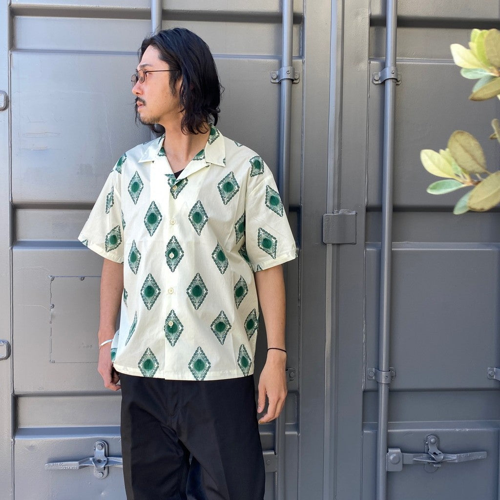 Emblem Aloha 襯衫 #白色 [SC2410-SH06]