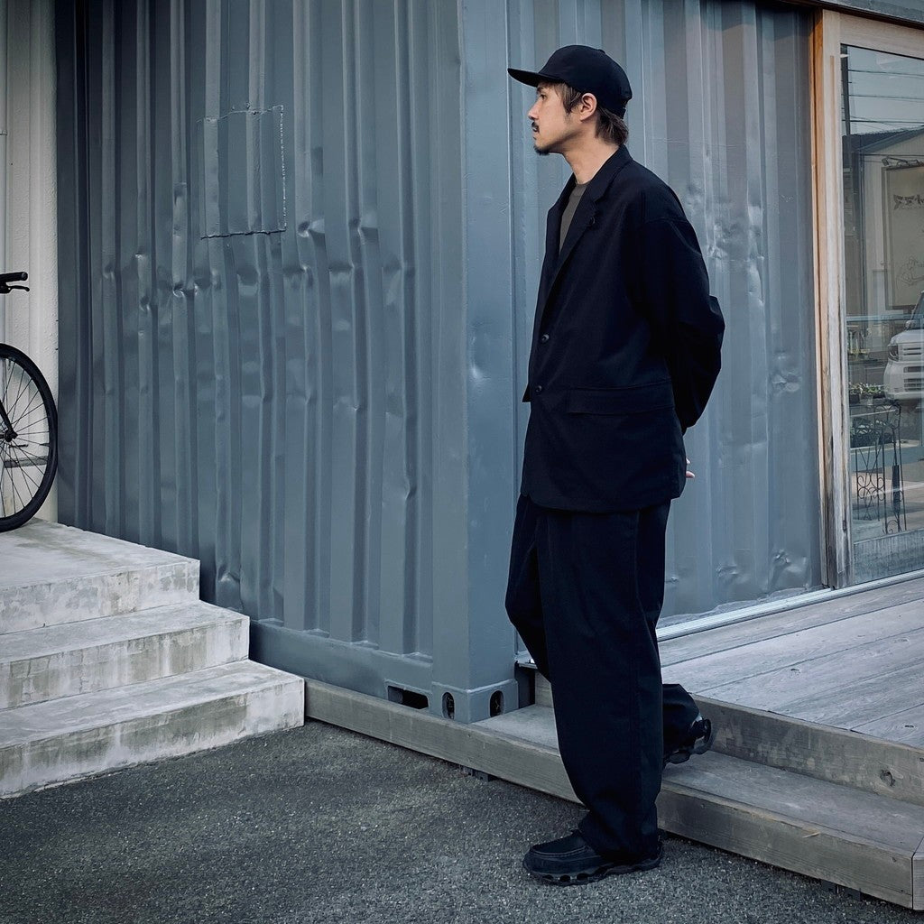 TECH LOOSE 2B JACKET RIPSTOP #BLACK [BJ-30025W] - cocorozashi 三重