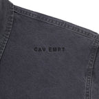 WASHED COTTON CANVAS ZIP JACKET #BLACK [CES30JK22]
