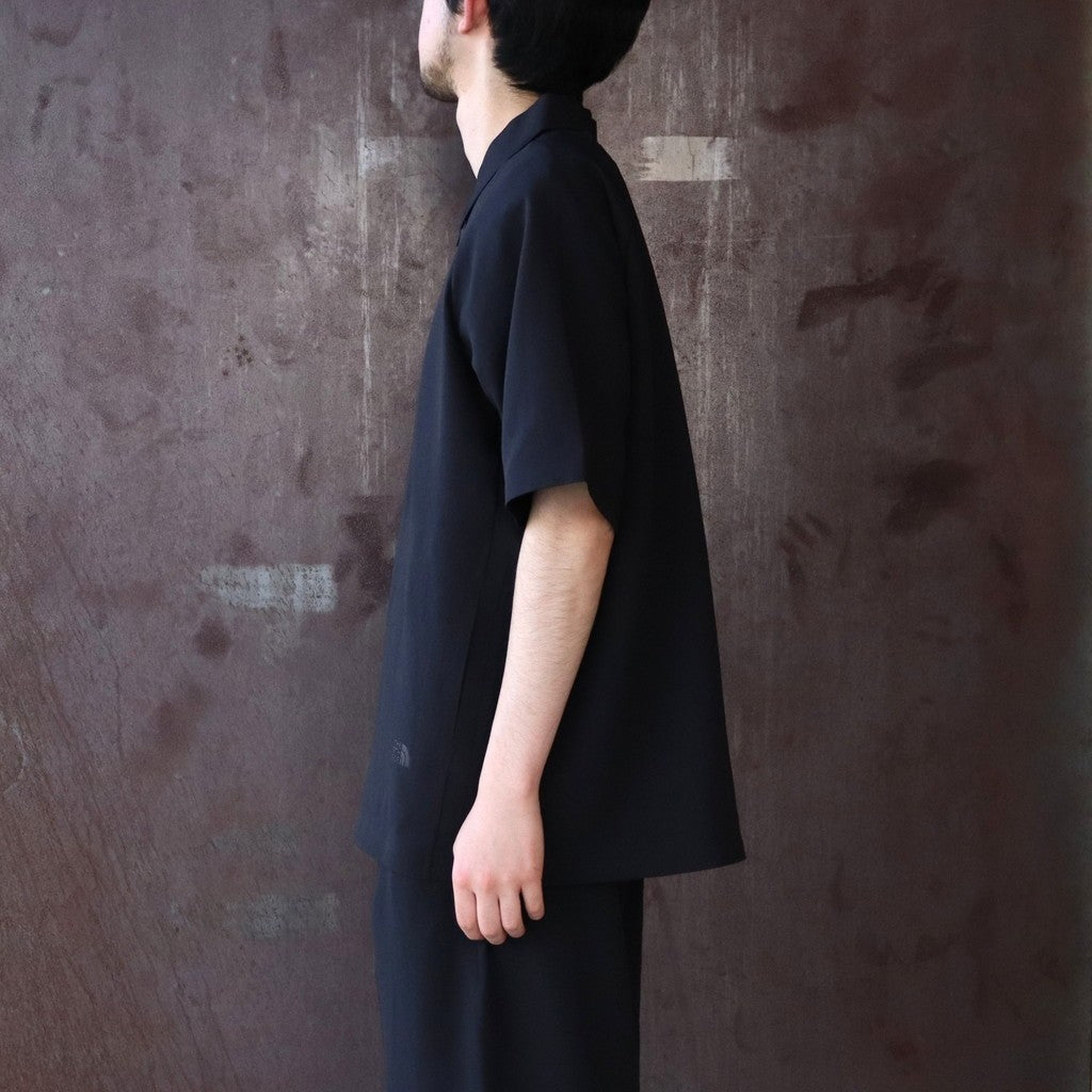 Tranquil S/S Zip Polo Shirt #K / ブラック [NT22660]