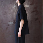 Tranquil S/S Zip Polo Shirt #K / ブラック [NT22660]