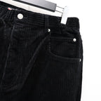 Corduroy Baggy Jeans #Black [SD26F-PT06]