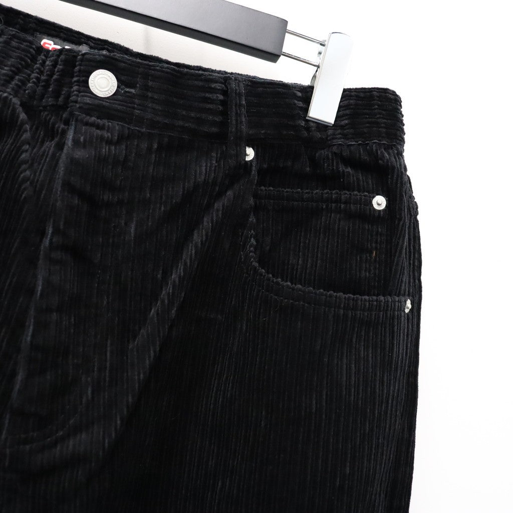 Corduroy Baggy Jeans #Black [SD26F-PT06]