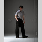 P1-T Black Pants-Tapered #Black [GOOPI-26SS-JUL-03]