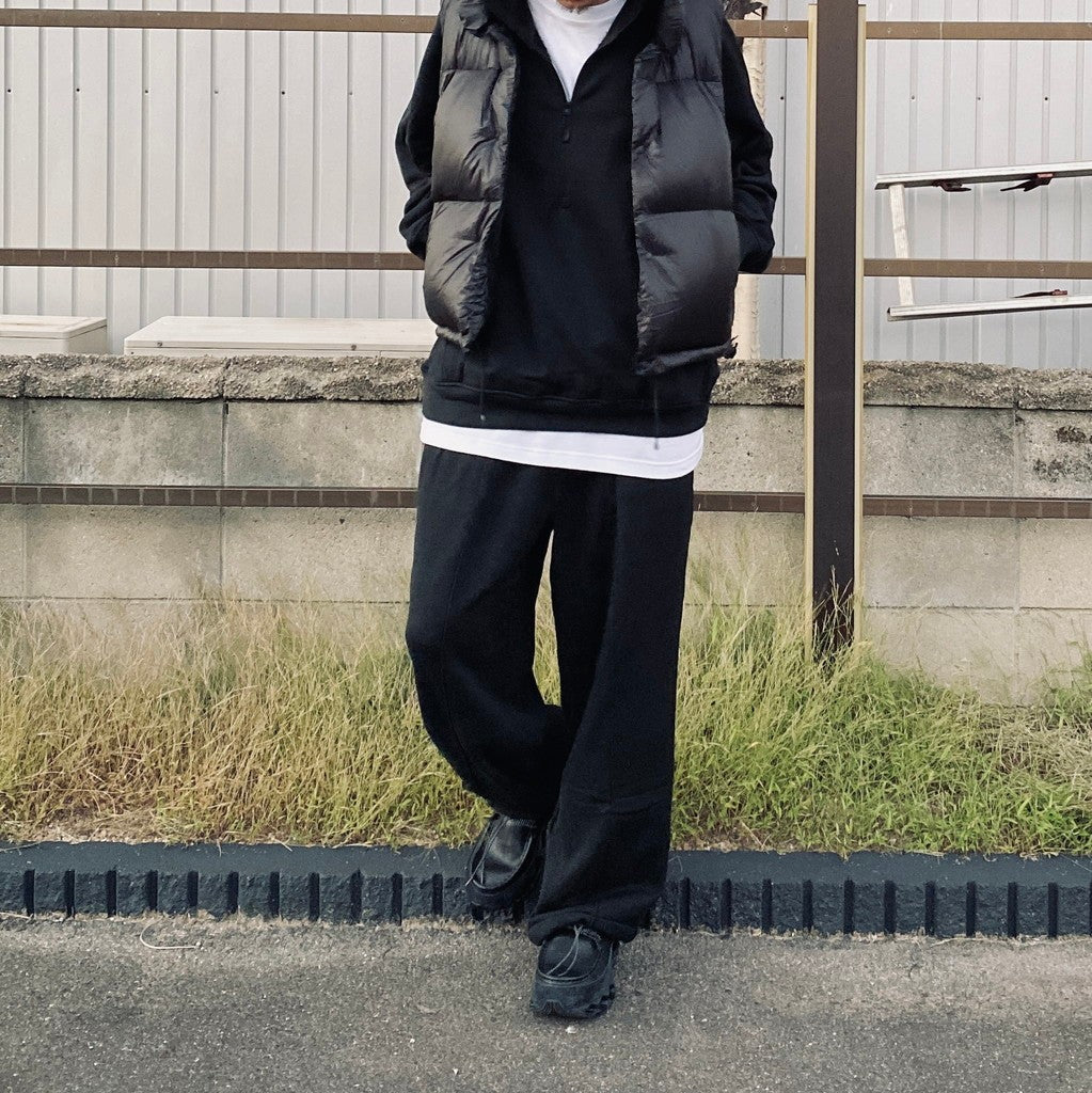 1/2 COTTON PANTS type 2 #Carbon [25f_NEX24-P04]