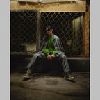 "8SE-03K" 蒙太奇拼接針織毛衣 #NEON [GOOPI-24AW-DEC-05]