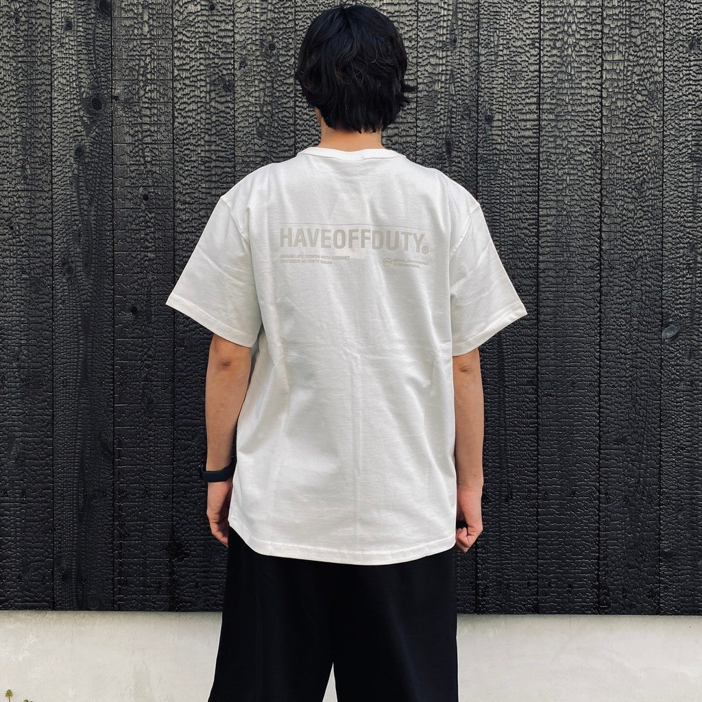 BACK LOGO TEE #OFF WHITE [HOD26-01-TS006]