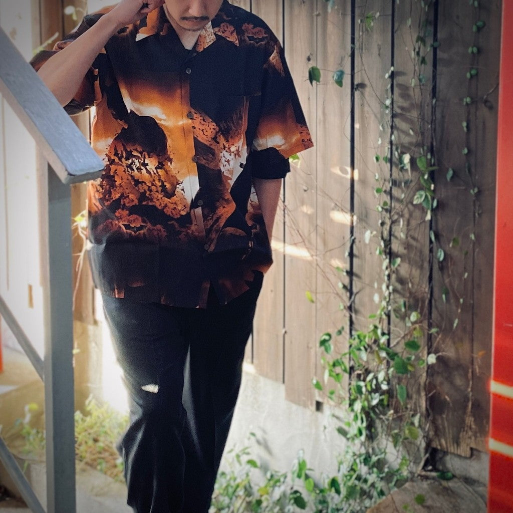 THE DARK KNIGHT TRILOGY | S/S HAWAIIAN SHIRT ( TYPE-1 ) #ONE [TDKT-WM-HI01]