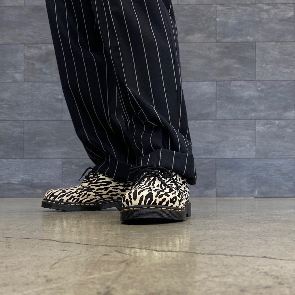 馬丁博士 | 豹紋三眼鞋 #白色 [DRMARTENS-WM-SH02]