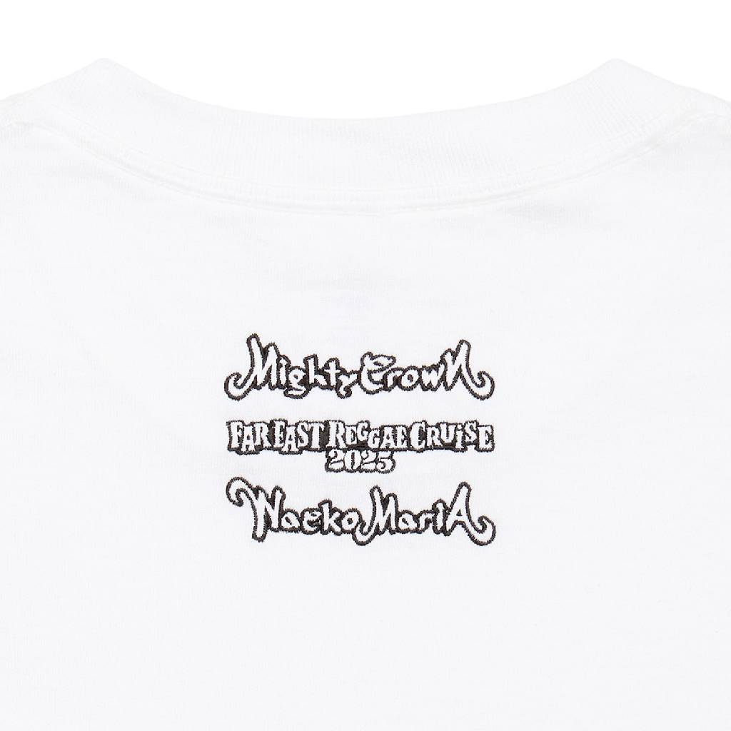 MIGHTY CROWN | FAREAST REGGAE CRUISE 2025 CREW NECK T-SHIRT #WHITE