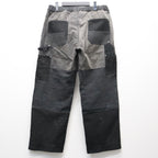 DAMAGE DOUBLEKNEE PANTS #BLACK [RP2528305]