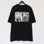 ELLEN VON UNWERTH | WASHED HEAVY WEIGHT CREW NECK T-SHIRT ( TYPE-2 ) #BLACK [EVU-WM-WT02]