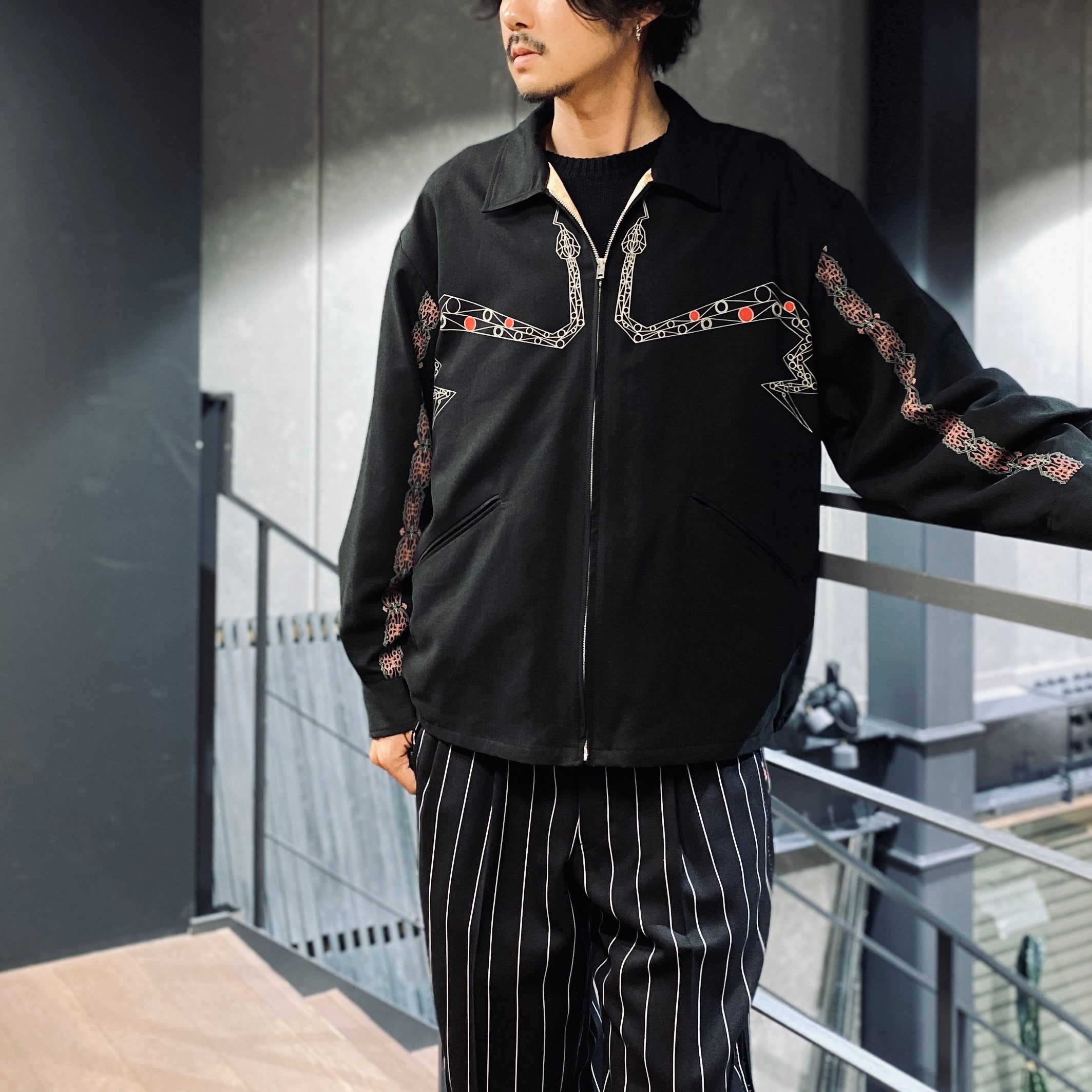 WOLF'S HEAD | 50'S JACKET #BLACK [WOLFSHEAD-WM-JK01]