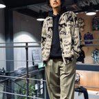 DEAD KENNEDYS | HAWAIIAN SHIRT L/S -TYPE 2- #GRAY [DEADKENNEDYS-WM-HI02]