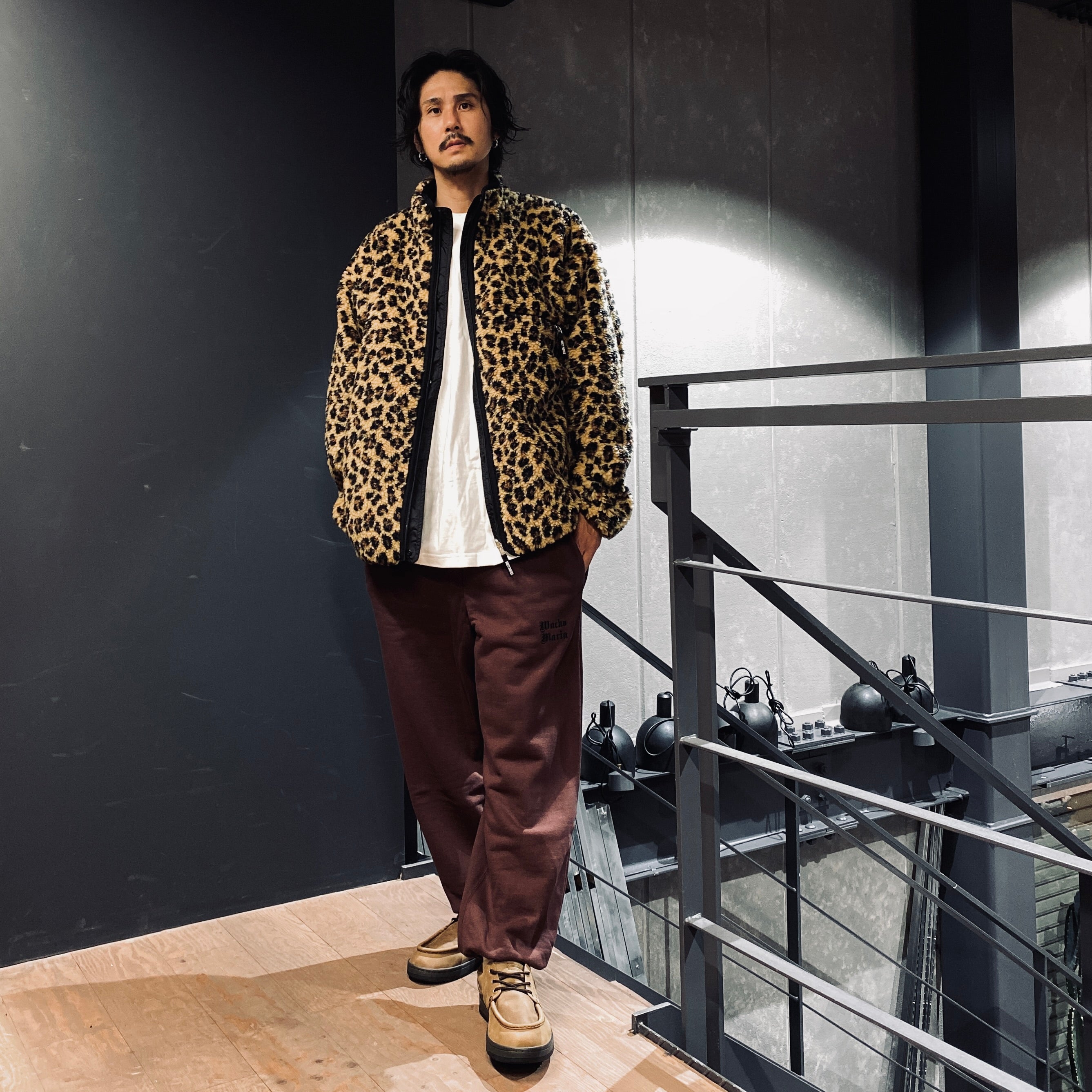 REVERSIBLE LEOPARD BOA JACKET #BEIGE [23FW-WMO-OD06]