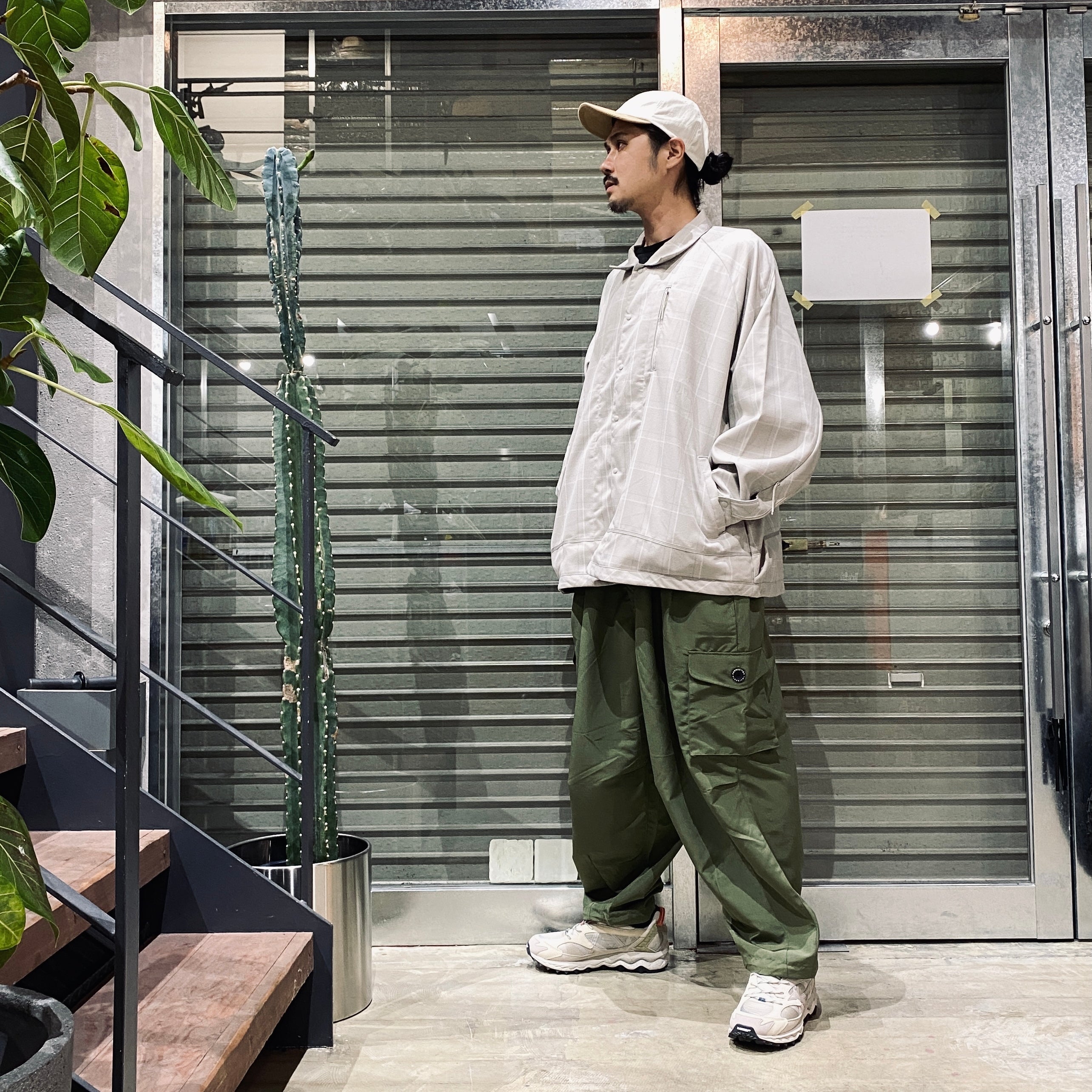 T-65 BALLOON CARGO PANTS #OLIVE [FW23-B04]