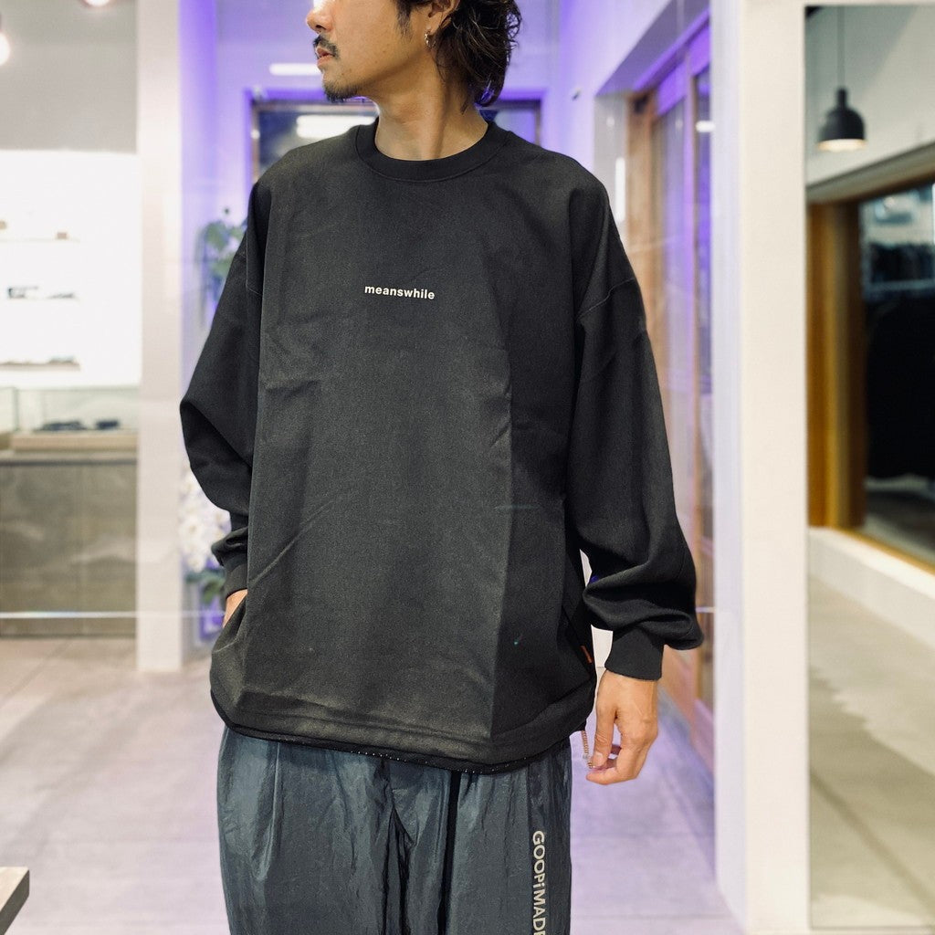meanswhile | 「MW-C1」 1932 「THE DRM」 Nova Crewneck #Shadow [GOOPI-25AW-SEP-01]
