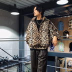 FUR LEOPARD TRACK JACKET #BEIGE [23FW-WMO-TJ04]