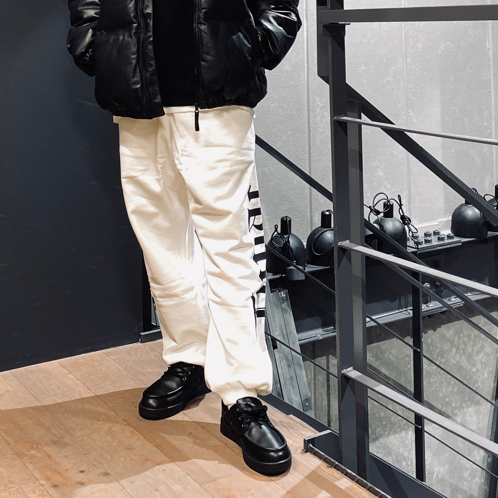 TUPAC | HEAVY WEIGHT SWEAT PANTS #WHITE [TUPAC-WM-SP01]