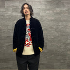 TIM LEHI | INTARSIA CREW NECK SWEATER #WHITE [22FW-WMK-KN22]