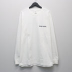 WASHED HEAVY WEIGHT CREW NECK LONG SLEEVE T-SHIRT ( TYPE-3 ) #WHITE [26SS-WMT-LT05]