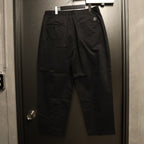 斜紋波西米亞長褲 #黑色 [24SS-B06]