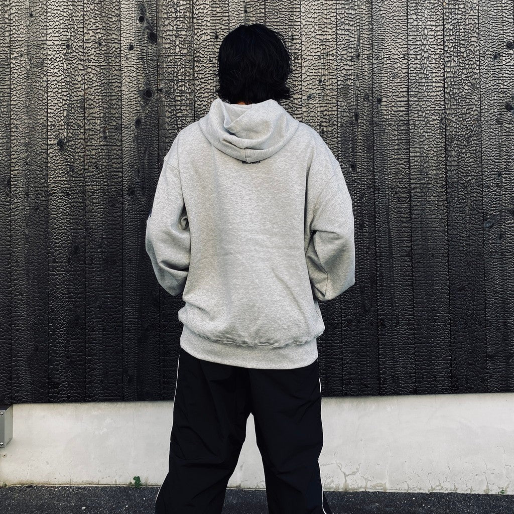 MLB | NY | HEAVY WEIGHT PULLOVER HOODED SWEAT SHIRT ( TYPE-1 ) #GRAY [MLB-WM-SS01]