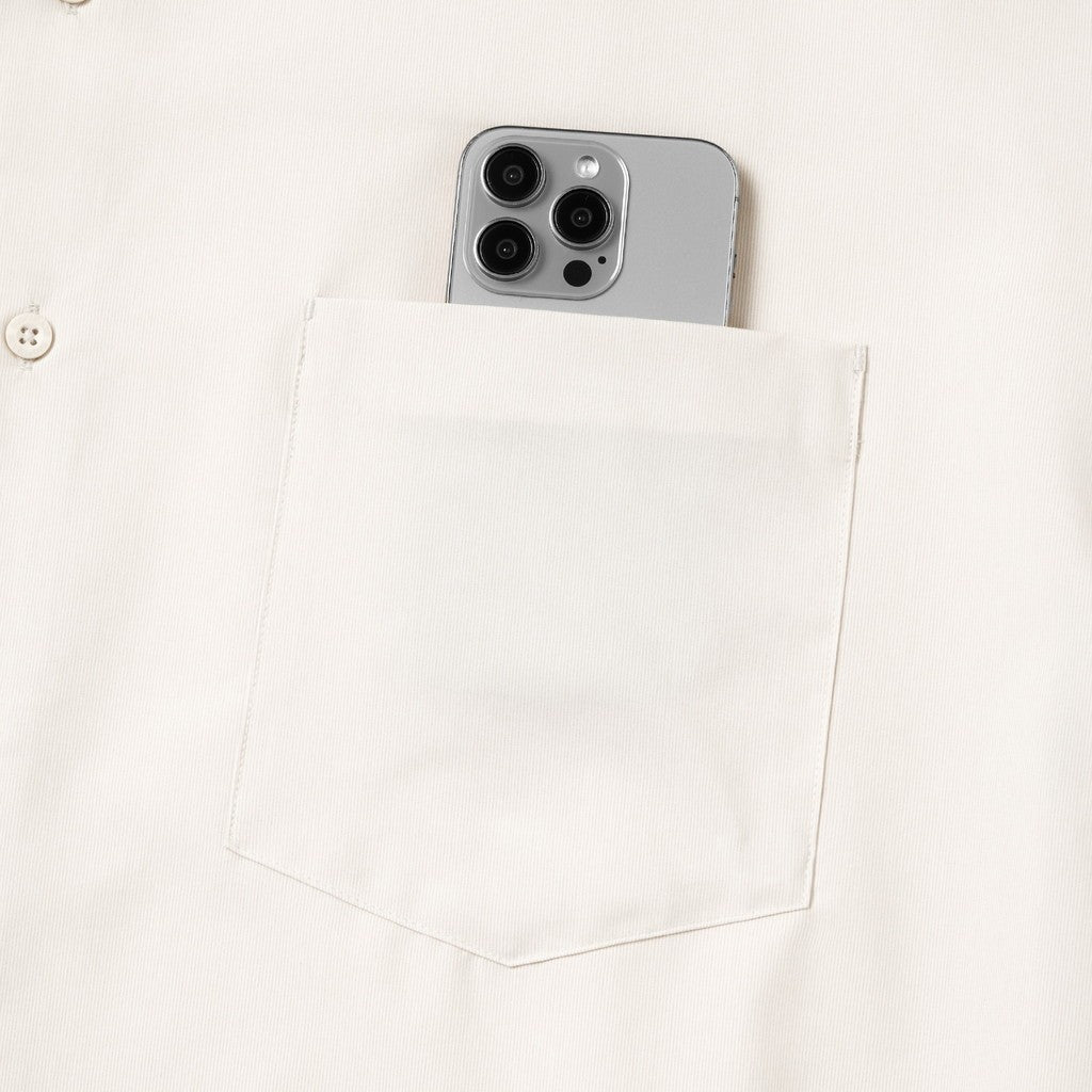 AES | “GAT-01S” D-Layer Reconstruct Shirt #WHITE [GOOPI-24AW-SEP-06]