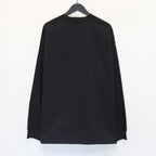 TECH DRAWSTRING TEE L/S #BLACK [BE-31025W]