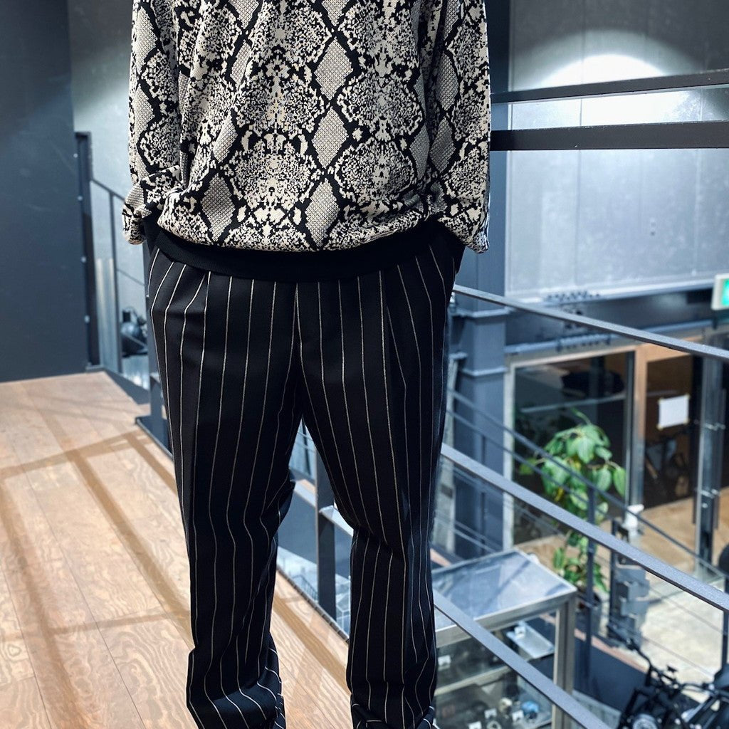 PLEATED TROUSERS -TYPE 2- #BLACK [24SSE-WMP-TR03]