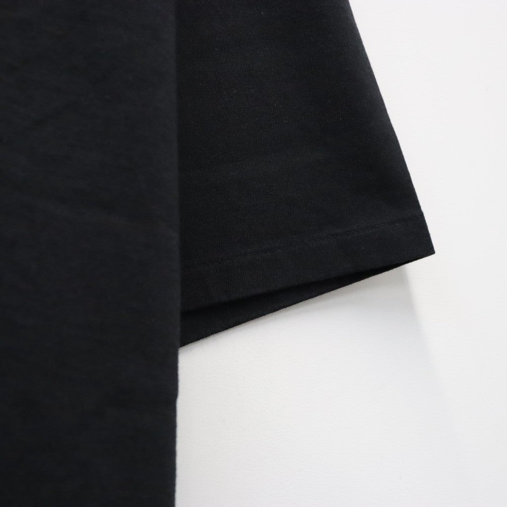 WASHED HEAVY WEIGHT CREW NECK T-SHIRT ( TYPE-14 ) #BLACK / GREEN [26FW-WMT-WT17]