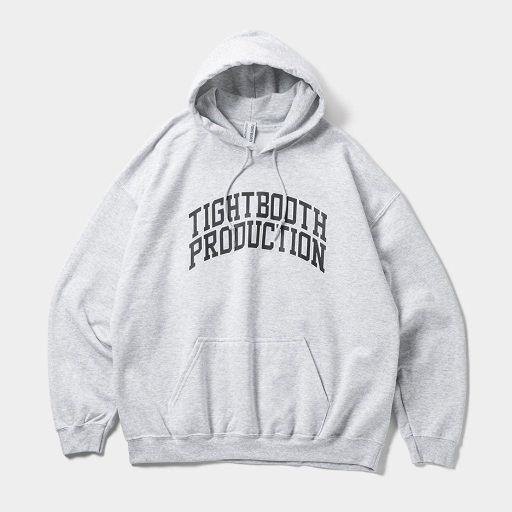 COLLEGE HOODED SWEAT SHIRT #ASH [FW24-SW05]