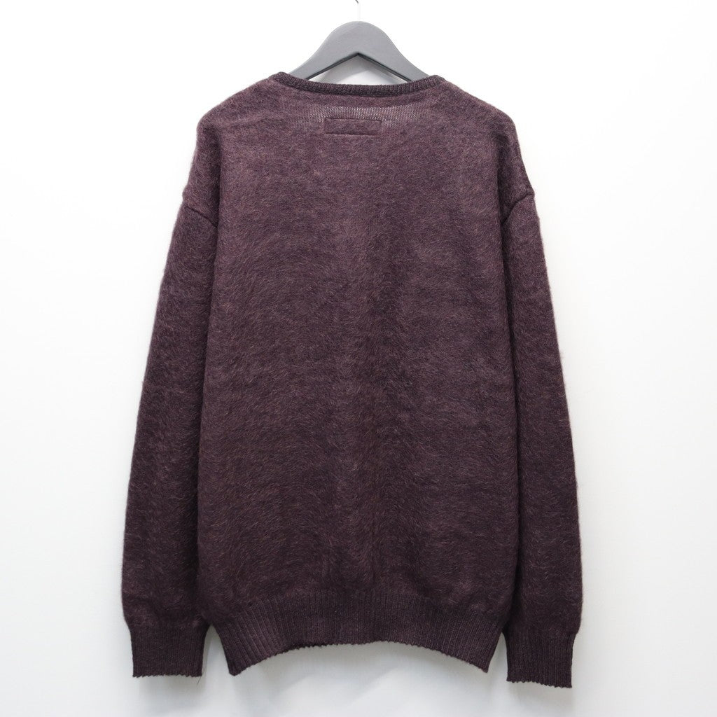 MOHAIR CARDIGAN #PURPLE [25FW-WMK-KN20] – cocorozashi